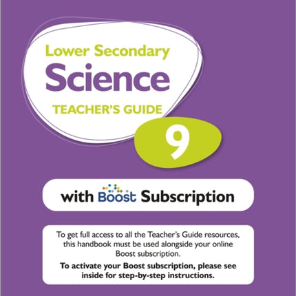 Cambridge Checkpoint Lower Secondary Science Teachers Guide 9 with Boost Subscription