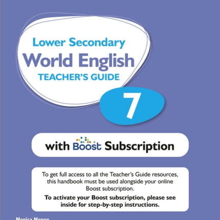 Cambridge Checkpoint Lower Secondary World English Teachers Guide 7 with Boost Subscription Booklet