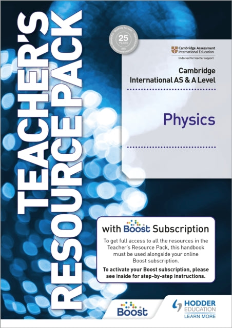 Cambridge International AS  A Level Physics Teachers Resource Pack with Boost Subscription