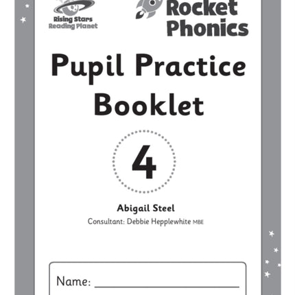 Reading Planet: Rocket Phonics – Pupil Practice Booklet 4