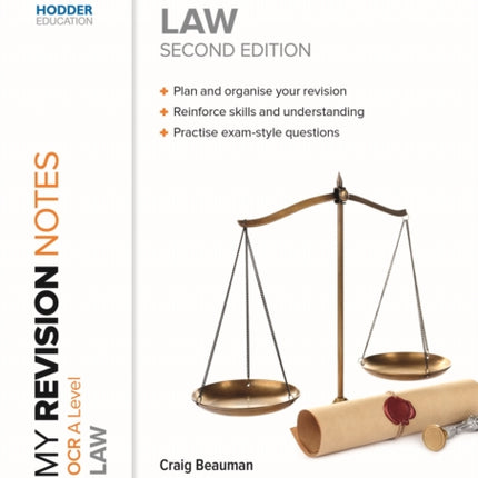 My Revision Notes: OCR A Level Law Second Edition