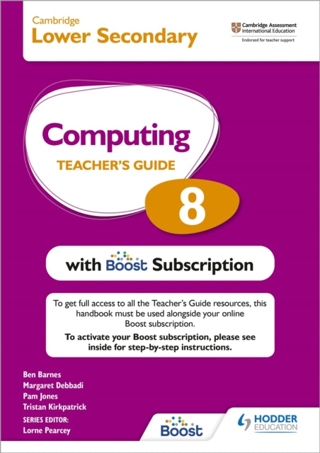 Cambridge Lower Secondary Computing 8 Teachers Guide with Boost Subscription