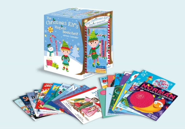 The Christmas Elf's Magical Bookshelf Advent Calendar: Contains 24 books!