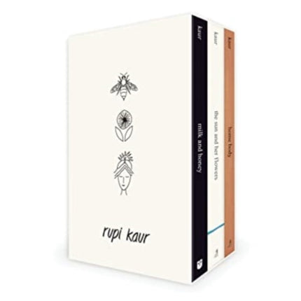 Rupi Kaur Trilogy Boxed Set: milk and honey, the sun and her flowers, and home body