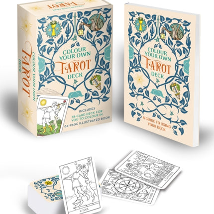 Colour Your Own Tarot Book  Card Deck