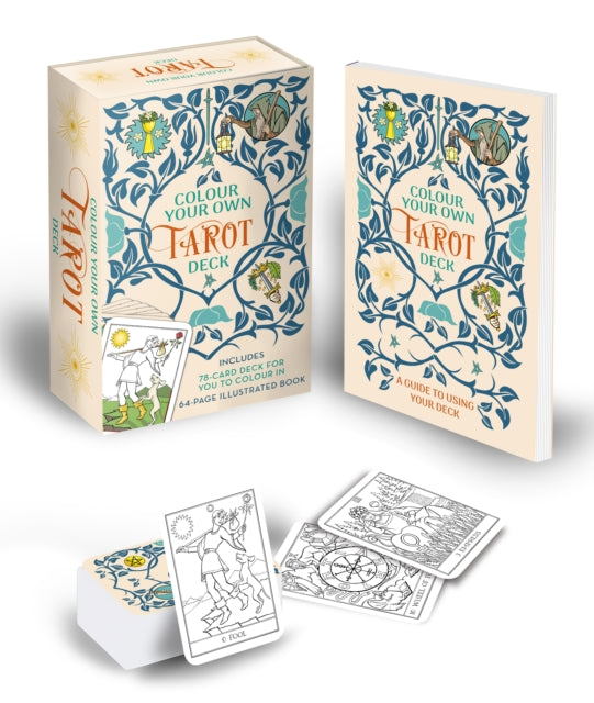 Colour Your Own Tarot Book  Card Deck