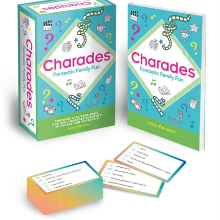 Charades – Fantastic Family Fun: Contains a 64-Page Book and 800 Charades Subjects to Baffle and Entertain