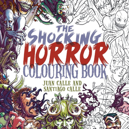 The Shocking Horror Colouring Book