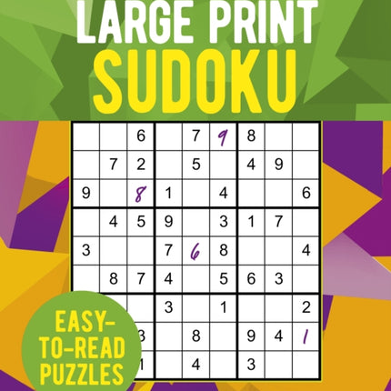 Large Print Sudoku