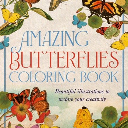 AMAZING BUTTERFLIES COLORING BK