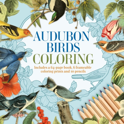 Audubon Birds Coloring Kit