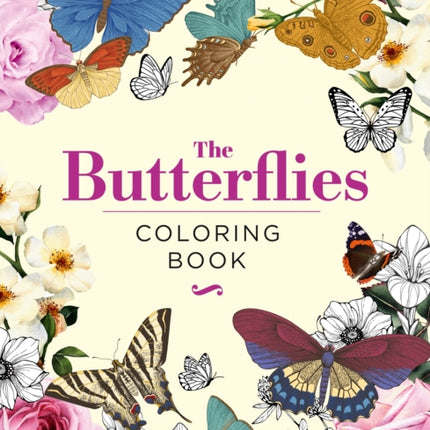 The Butterflies Coloring Book