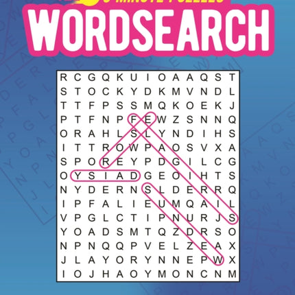 5 Minute Puzzles Wordsearch