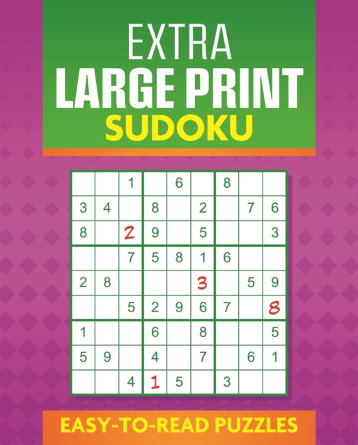 Extra Large Print Sudoku