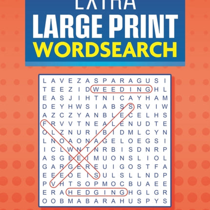 Extra Large Print Wordsearch