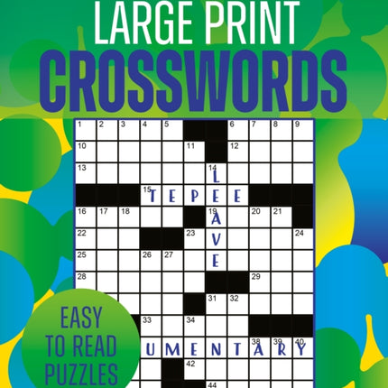 Large Print Crosswords