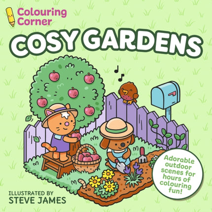 Colouring Corner Cosy Gardens