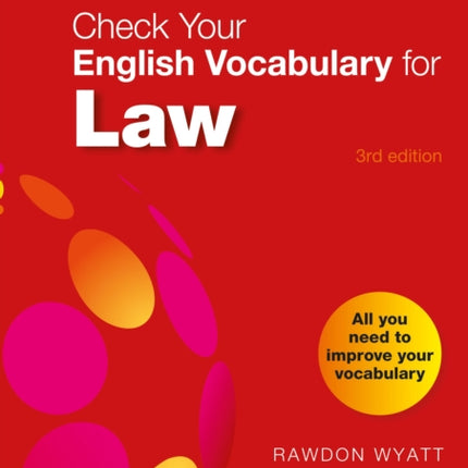 Check Your English Vocabulary for Law: All you need to improve your vocabulary