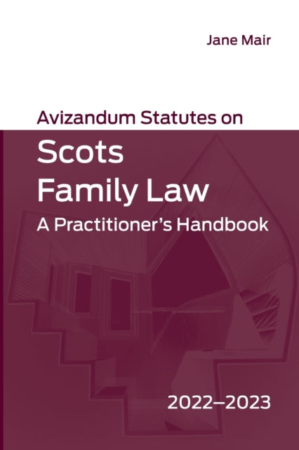 Avizandum Statutes on Scots Family Law