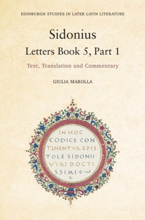 Sidonius Letters Book 5 Part 1