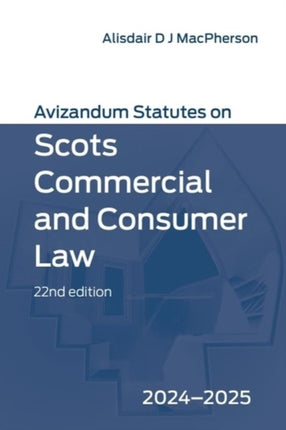 Avizandum Statutes on Scots Commercial and