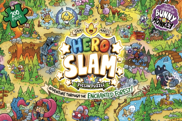 Jamie Smarts Hero Slam 200 Piece Jigsaw Puzzle