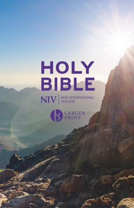 NIV Larger Print Personal Value Hardback Bible