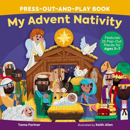 My Advent Nativity Press-Out-and-Play Book: Features 25 Pop-Out Pieces for Ages 3–7