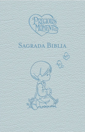 Biblia Católica Precious Moments™, Leathersoft, Azul celeste