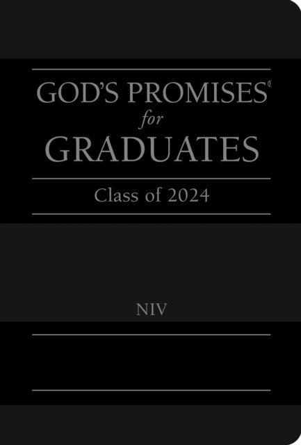 Gods Promises for Graduates Class of 2024  Black NIV