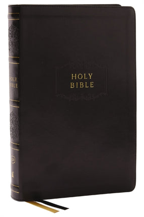 KJV Holy Bible with 73,000 Center-Column Cross References, Black Leathersoft, Red Letter, Comfort Print (Thumb Indexed): King James Version