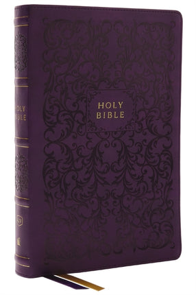 KJV Holy Bible with 73,000 Center-Column Cross References, Purple Leathersoft, Red Letter, Comfort Print: King James Version