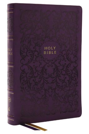 KJV Holy Bible with 73,000 Center-Column Cross References, Purple Leathersoft, Red Letter, Comfort Print (Thumb Indexed): King James Version