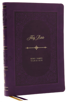 KJV Holy Bible: Giant Print Thinline, Purple Leathersoft, Red Letter, Comfort Print (Thumb Indexed): King James Version (Vintage)