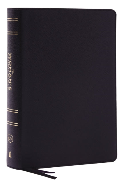 KJV, The Woman's Study Bible, Black Genuine Leather, Red Letter, Full-Color Edition, Comfort Print (Thumb Indexed): Receiving God's Truth for Balance, Hope, and Transformation