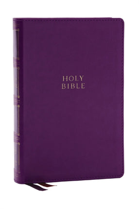 KJV Holy Bible: Compact Bible with 43,000 Center-Column Cross References, Purple Leathersoft (Red Letter, Comfort Print, King James Version)