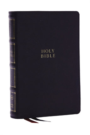 KJV Holy Bible: Compact Bible with 43,000 Center-Column Cross References, Black Leather (Red Letter, Comfort Print, King James Version)