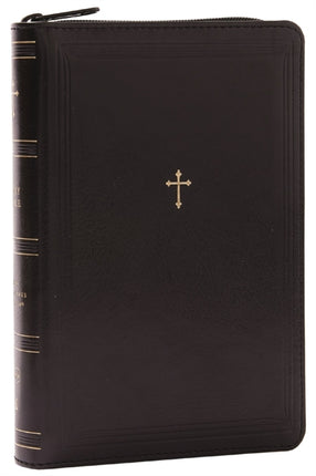 NKJV Compact Paragraph-Style Bible w/ 43,000 Cross References, Black Leathersoft with zipper, Red Letter, Comfort Print: Holy Bible, New King James Version: Holy Bible, New King James Version