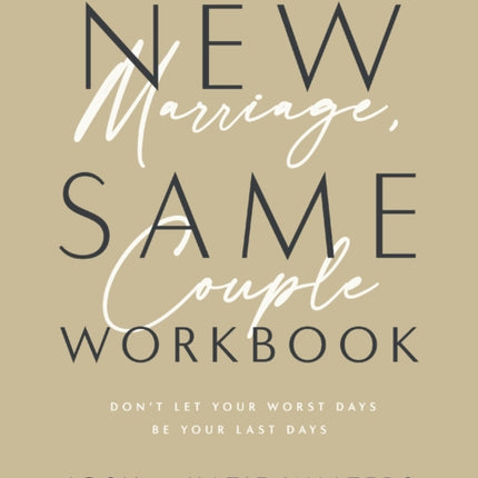 New Marriage Same Couple Workbook