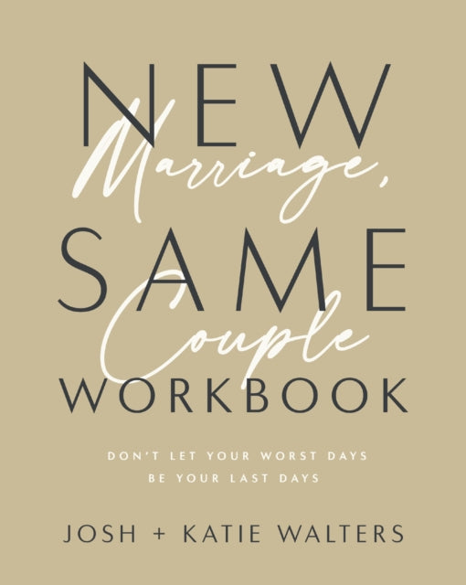 New Marriage Same Couple Workbook