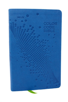 NKJV Color Code Bible for Kids Blue Leathersoft Comfort Print