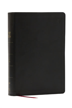NET Bible Full Notes Edition NET Black Leathersoft Comfort Print Thumb Indexed