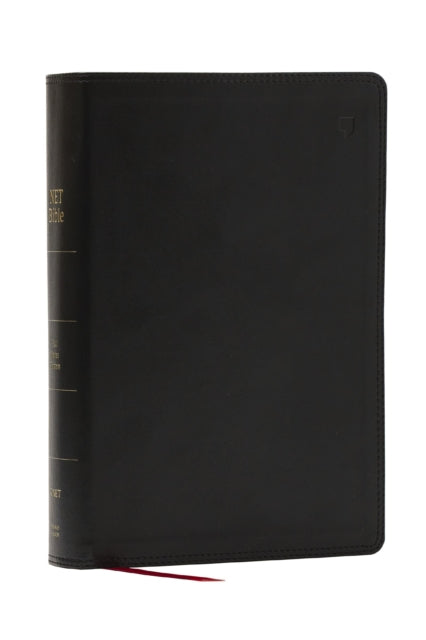 NET Bible Full Notes Edition NET Black Leathersoft Comfort Print Thumb Indexed