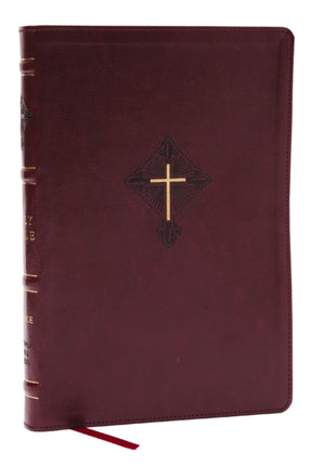 RSV2CE Thinline Large Print Catholic Bible Crimson Leathersoft Comfort Print