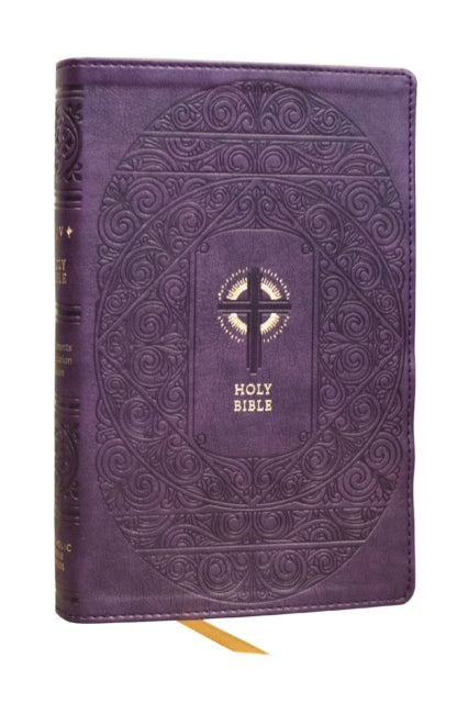 NRSVCE Sacraments of Initiation Catholic Bible, Purple Leathersoft, Comfort Print