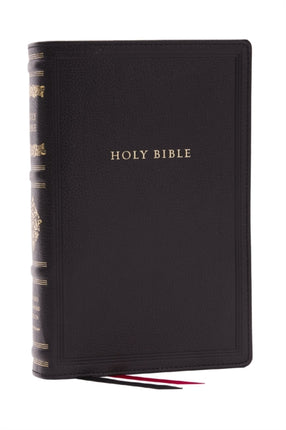 RSV Personal Size Bible with Cross References Black Leathersoft Sovereign Collection