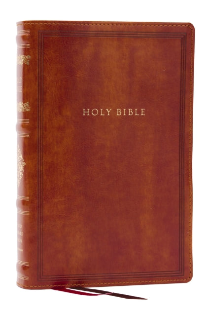 RSV Personal Size Bible with Cross References Brown Leathersoft Sovereign Collection