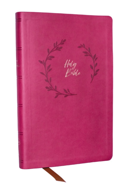 KJV Holy Bible, Value Ultra Thinline, Pink Leathersoft, Red Letter, Comfort Print