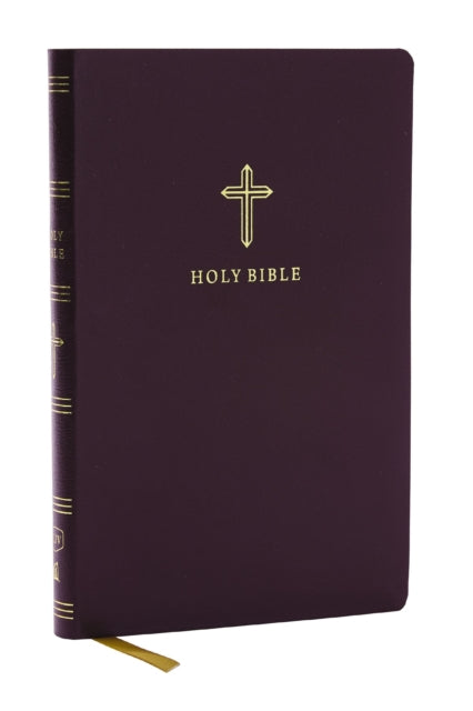 KJV Holy Bible, Ultra Thinline, Burgundy Bonded Leather, Red Letter, Comfort Print