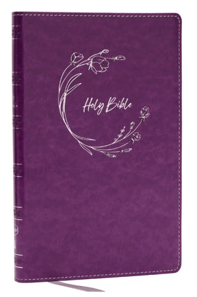 NKJV Holy Bible, Ultra Thinline, Purple Leathersoft, Red Letter, Comfort Print